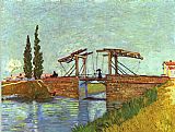 The Langlois Drawbridge by Vincent van Gogh